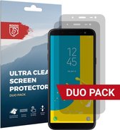 Rosso Samsung Galaxy J6 Ultra Clear Screen Protector Duo Pack