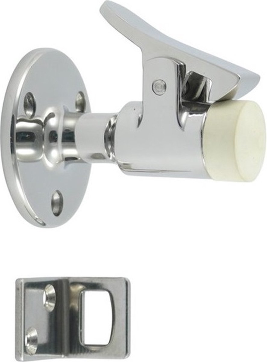 Deurklem met haak en buffer RVS-316