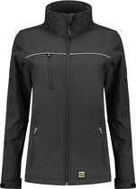 Tricorp softshell jack luxe dames - 402009 - donkergrijs - maat 3XL
