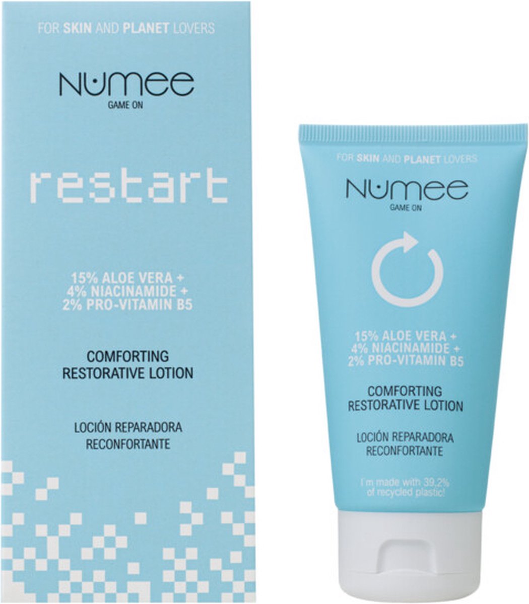 Numee Restart Comforting Restorative Gezichtslotion - 3x 75 ml - Voordeelverpakking