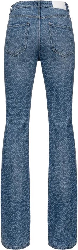 High Rise Flora Flared Jeans - Dark Blue