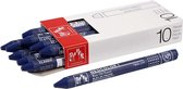 Neocolor I. prussian blue (159). L: 10 cm. dikte 8 mm. 10 stuk/ 1 doos