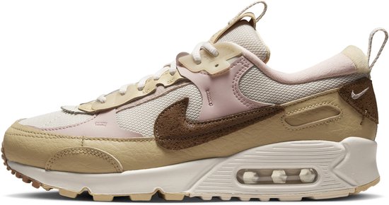 Nike air max 90 Futura - W - Baskets pour femmes - Wit/Jaune/Rose/Marron - Taille 41