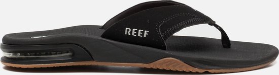 Chaussons Homme Reef Fanning - Noir / Argent - Taille 48