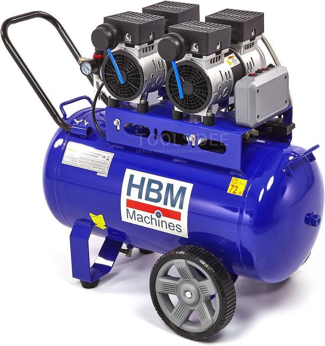 HBM 70 Liter Professionele Low Noise Compressor Model 2 | bol.com