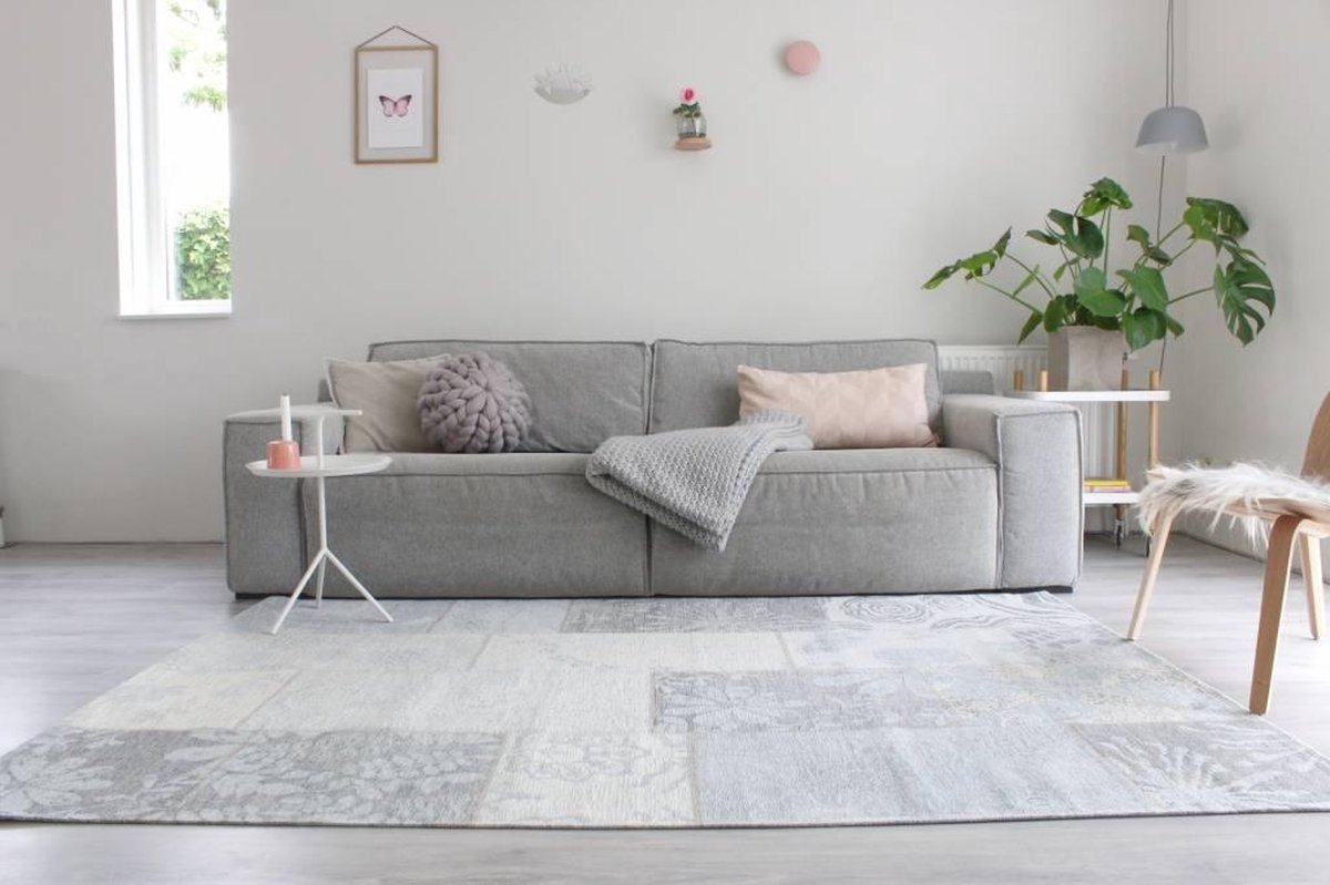 Vloerkleed Châtel - Kleur 21 Blauw/Grijs CA. 200x290 cm