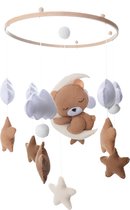 Bébé Mobile Bear - Feutre - Absolute Eyecatcher! - Mobile pour bébé Élégante - Chambre de bébé Mobile en Feutre - Cadeau de Douche de Bébé Mobile Bébé - Berceau Mobile - Cadeau de Maternité