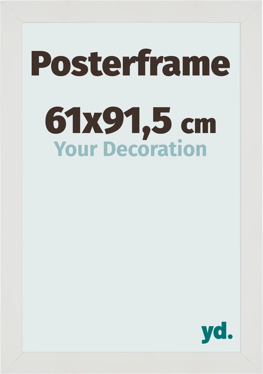 yd. Your Decoration - Posterlijst 61x91,5 cm - MDF - Wit Mat - Parma