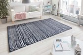 Design vloerkleed Scandinavian - zwart/wit 200x290 cm