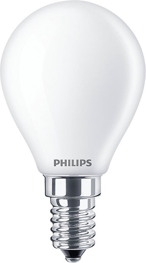 Philips Corepro LEDluster E14 Kogel Mat 6.5W 806lm - 840 Koel Wit | Vervangt 40W