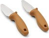 foto van Liewood Perry Snijmessen set - 2 Stuks - Caramel goud