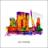 Rotterdam poster | De Rotterdam | Pop art poster | 30x30