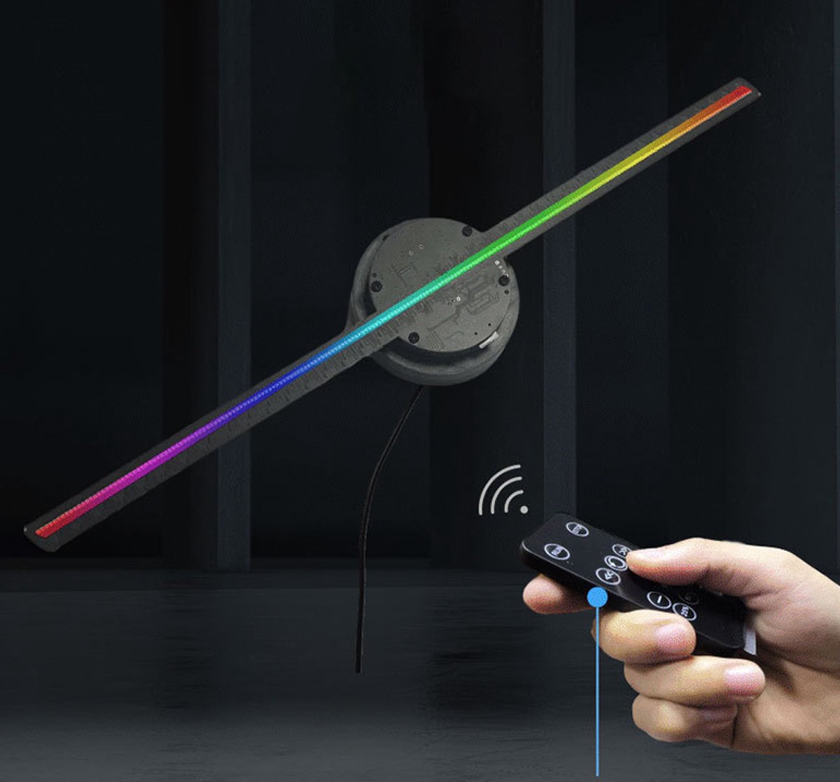 Hologram projector 3D - Wifi - App - afstandsbediening