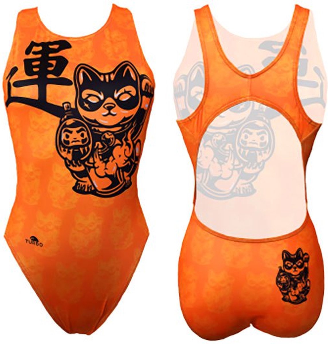 Turbo Wave Lucky Cat Zwemkleding Oranje XL Vrouw Orange
