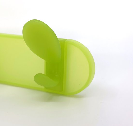 Collezione Ingresso kapstok - 3 haken - Kunststof - Lengte 29 cm - Groen