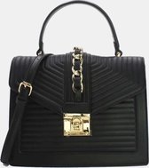 Somerville Fashion - Tom & Eva | Crossbody Bag | Dames Tas | Handtas | Zwart | 26,5 x 11 x 20 CM