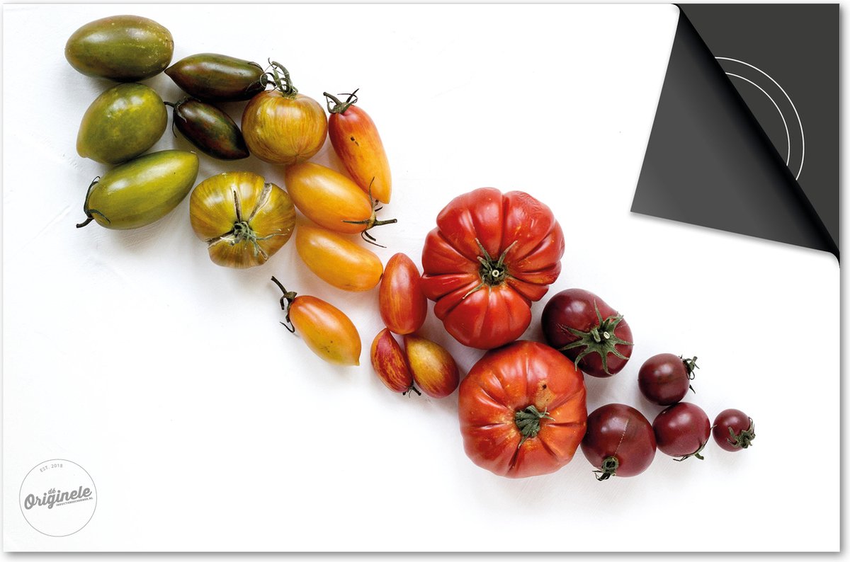 Inductie beschermer 77x51 - afdekplaat inductie mat - Dietrix Kookplaat beschermer - Base - Groente en Fruit - Diverse groenten