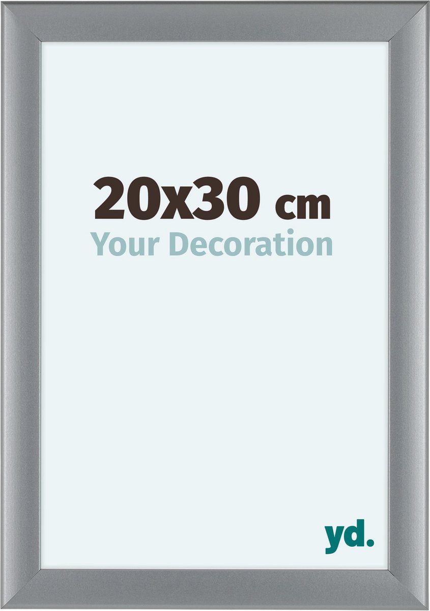 yd. Your Decoration - Fotolijst 20x30 cm - MDF - Zilver Mat - Como
