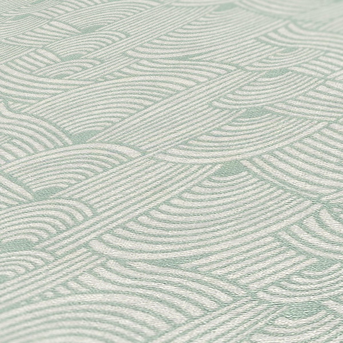 AS Creation Antigua - Zwart - Geometrisch Behang - 390935