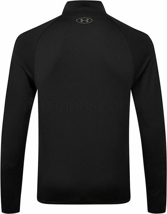 Under Armour UA Tech 2.0 1/2 Zip-BLK Heren Sporttrui - Zwart - Charcoal