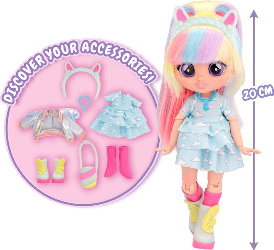 IMC TOYS - Pop Jenna Fashion Doll - Cry Babies Best Friends Forever - 904361 — afbeelding 3