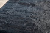 Black & Decker Afdekzeil/dekzeil voor aanhangers - zwart - waterdicht - kunststof 140 gr/m2 - 200 x 300 cm