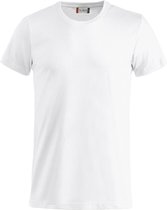 Clique 2 Pack Basic Fashion-T Modieus T-shirt kleur Wit maat 4XL