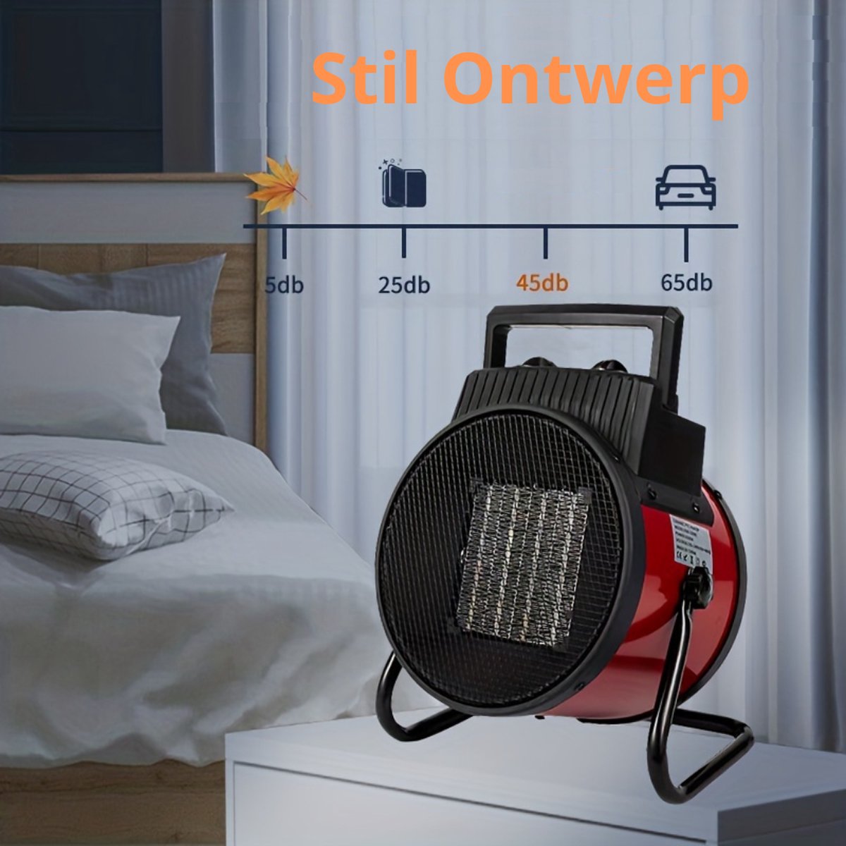 Elektrische Kachel - Haard - Heater - Mini Kachel - Infrarood Verwarmingspaneel - Snel – foto 4