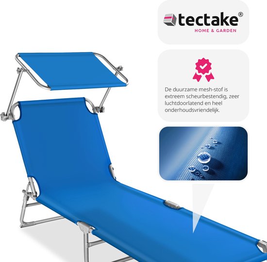 Ligstoel strandstoel aluminium lichtgewicht - Stoelen kopen? | Korting tot 44
