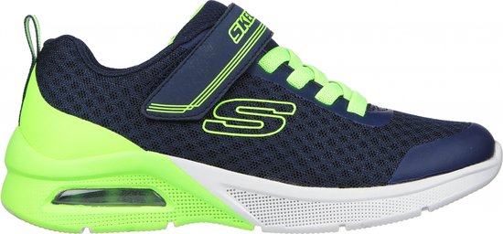 Skechers Microspec Max Gorvix Jongens Donkerblauw/lime Maat 27