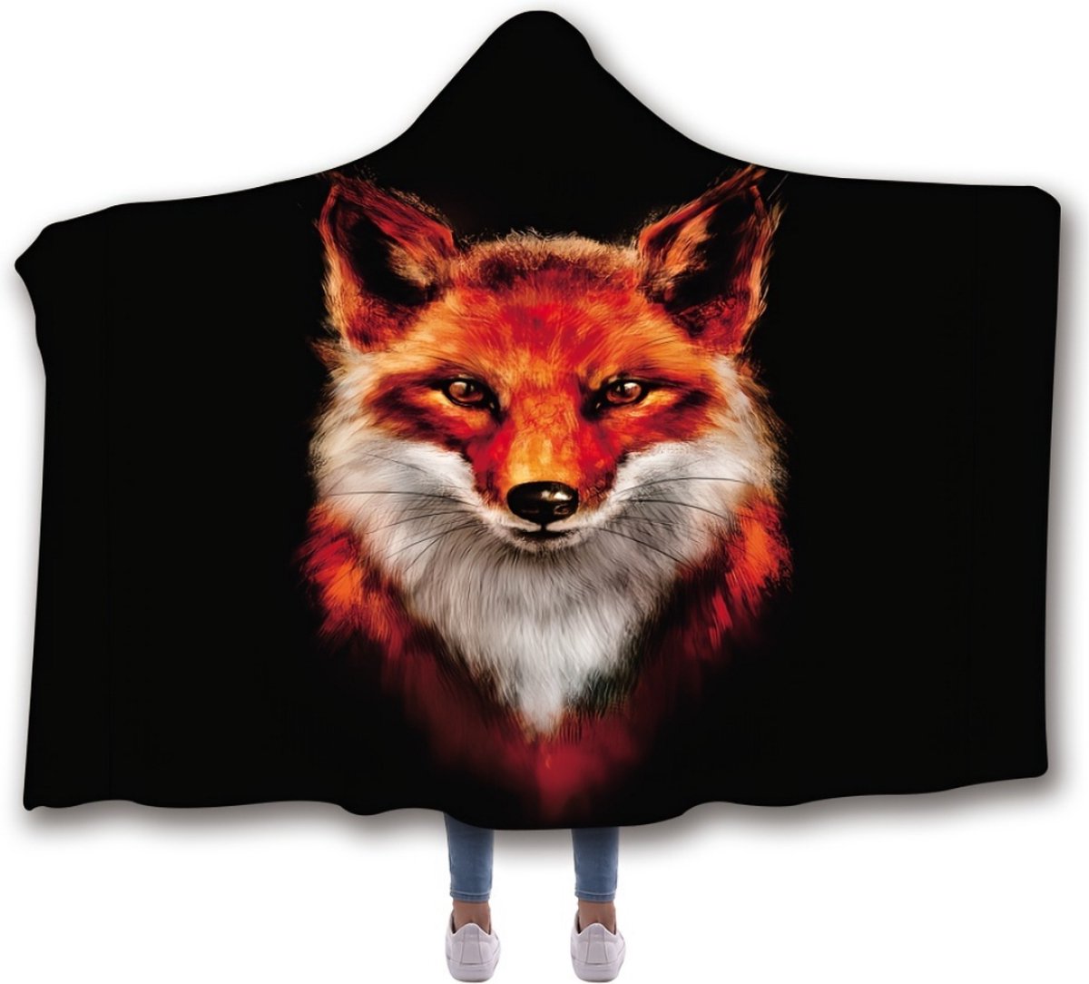 Hoodie Deken Met Mouwen - Onesie - Plaid - Fleece Blanket - Knuffeldeken - Dames - Heren -