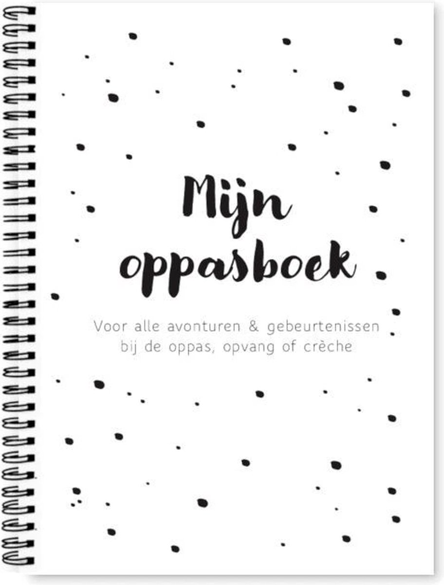Fyllbooks Mijn oppasboek - Creche - Invulboek voor oppas - Kinderopvang dagboek