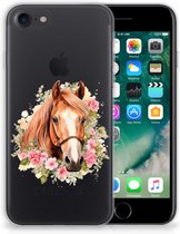 TPU Hoesje geschikt voor iPhone SE 2022 | SE 2020 | 8 | 7 Paard