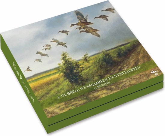 Kaartenmapje - Rien Poortvliet - Natuur Vogels