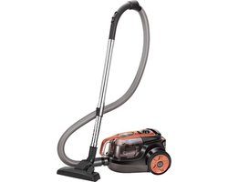 MPM - Stofzuiger zonder Zak - Zonder Stofzuigerzakken - 750W - 5-traps Filtersysteem - Oranje / Zwart