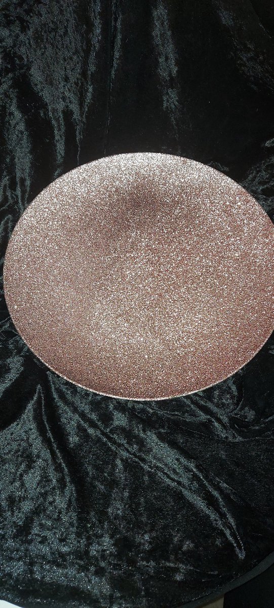 6 Roze glitter onderborden, onderbord, roze borden, glitter borden, decoratiebord