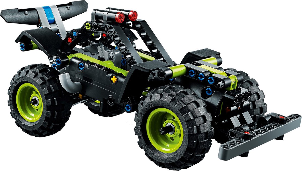 ToonTechnology 42118 Technic Monster Jam Grave Digger, Voiture  Télécommandée Tout-Terrain, Monster Truck Jouet, Buggy Radiocommandé,  Cadeau Enfants, Garçons et Filles 7 Ans