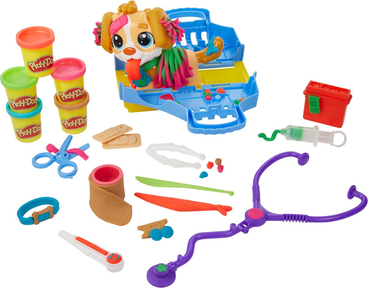 Play-Doh Dierenarts Speelset - Boetseerklei - Inclusief 5 Play-Doh potjes - Knutselen voor kinderen — afbeelding 9