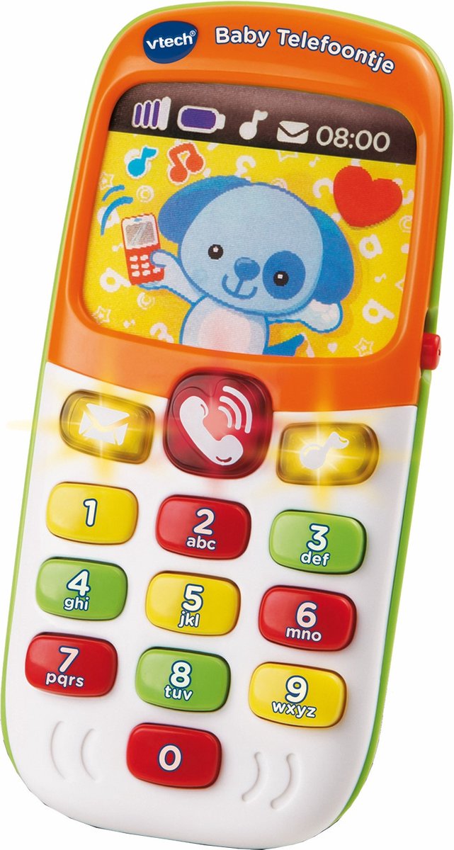 VTech Baby Telefoon Interactief Speelgoed - Educatief Speelgoedtelefoon - Cadeau - Oranje — afbeelding 6