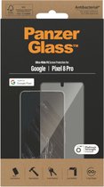 PanzerGlass - Screenprotector geschikt voor Google Pixel 8 Pro Glazen | PanzerGlass Ultra-Wide Fit Screenprotector - Case Friendly - Zwart