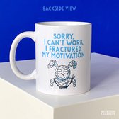 Cartoon Called Life Mug 'Motivation' 325ml