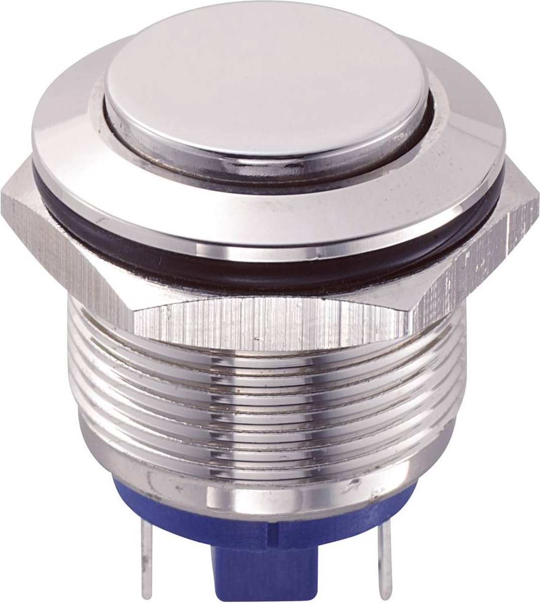 TRU COMPONENTS GQ19H-10/J/N Vandalismebestendige druktoets 48 V/DC 2 A 1x uit/(aan) Moment IP65 1 stuk(s)