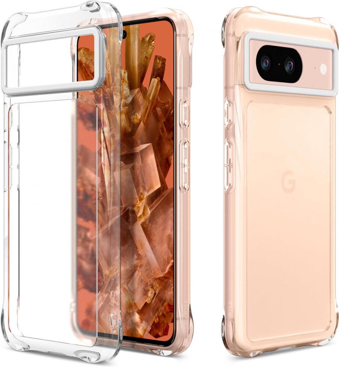 Spigen Cyrill Ultra Sheer Google Pixel 8 Hoesje Back Cover Transparnt