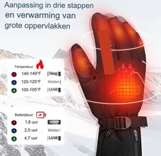 Guantes Con Ajuste De Temperatura Preciso Para Hombre Y Mujer,Guantes Con Baterí
