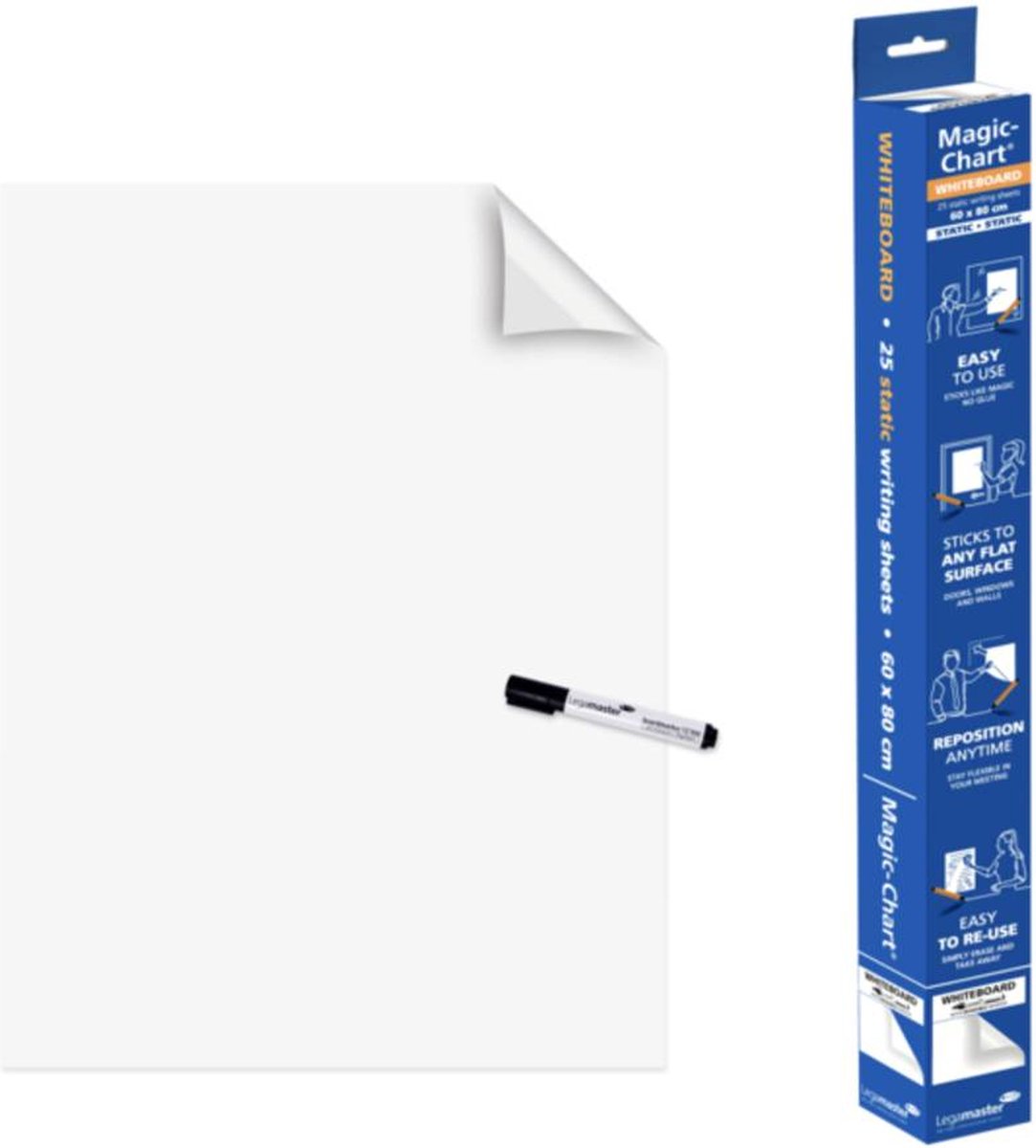 Magic-Chart whiteboard foil 90x120cm