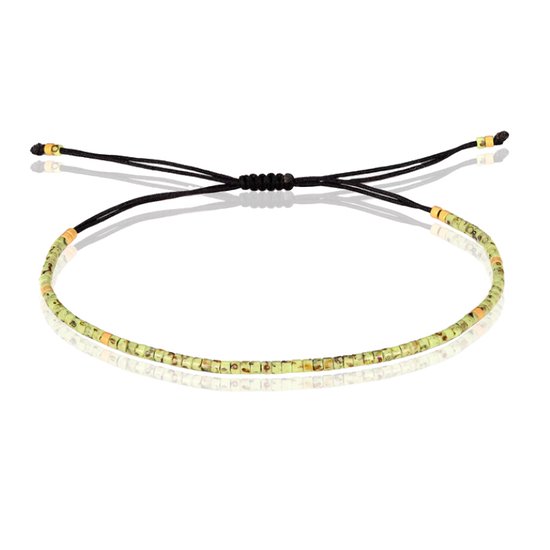 Bracelet en Perles fines de Memphis - Vert