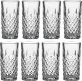 LAV long drink/eau/verres à boire Odin - verre décoré - 12x pièces - 350 ml