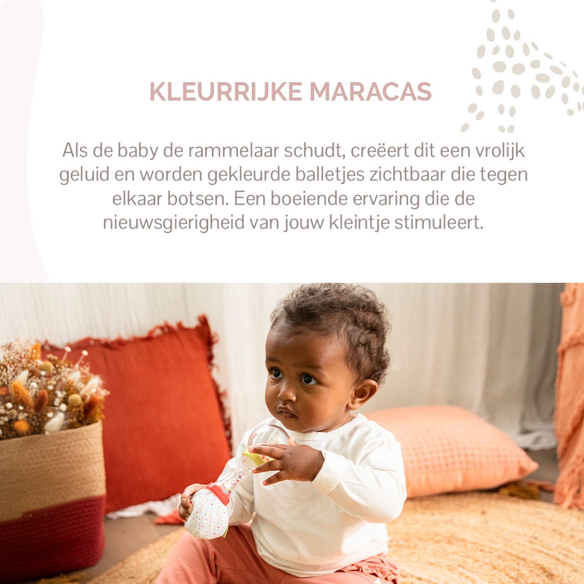 Sophie de giraf Zachte Maracas Rammelaar - Babyspeelgoed - Kraamcadeau - Babyshower cadeau - In witte geschenkdoos - Vanaf 3 maanden - 6x6x17 cm — afbeelding 2