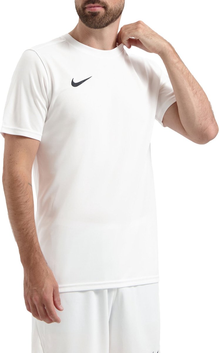 Nike Park VII SS Mannen Sportshirt Wit - Maat S