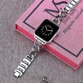 T.O.M. - Horlogebandje Apple Watch - 38/40/41mm -Zilver- Schakel Armband RVS - Luxe Metalen Visgraat Apple Watch Bandje-Stainless Steel Watch Band - Roestvrijstaal - Horlogeband - Geschikt als Apple watch bandje voor Series 1/2/3/4/5/6/SE/7/8/9